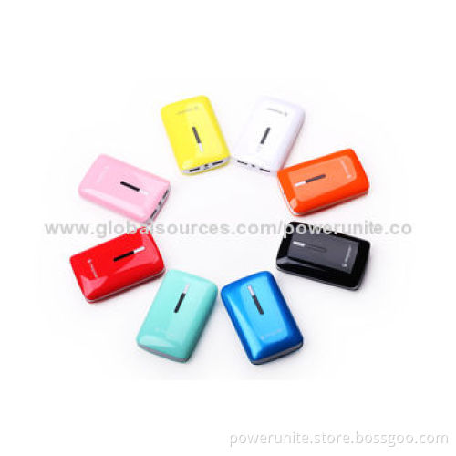 Universal External Power Bank for Smartphones, Tablet PCs with 6,600mAh Capacity, 5V/2.0A Input